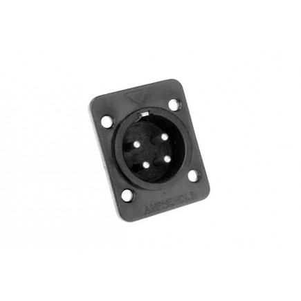 KV2 Audio AP-4-22 Złącze męskie 4 pin na panel
